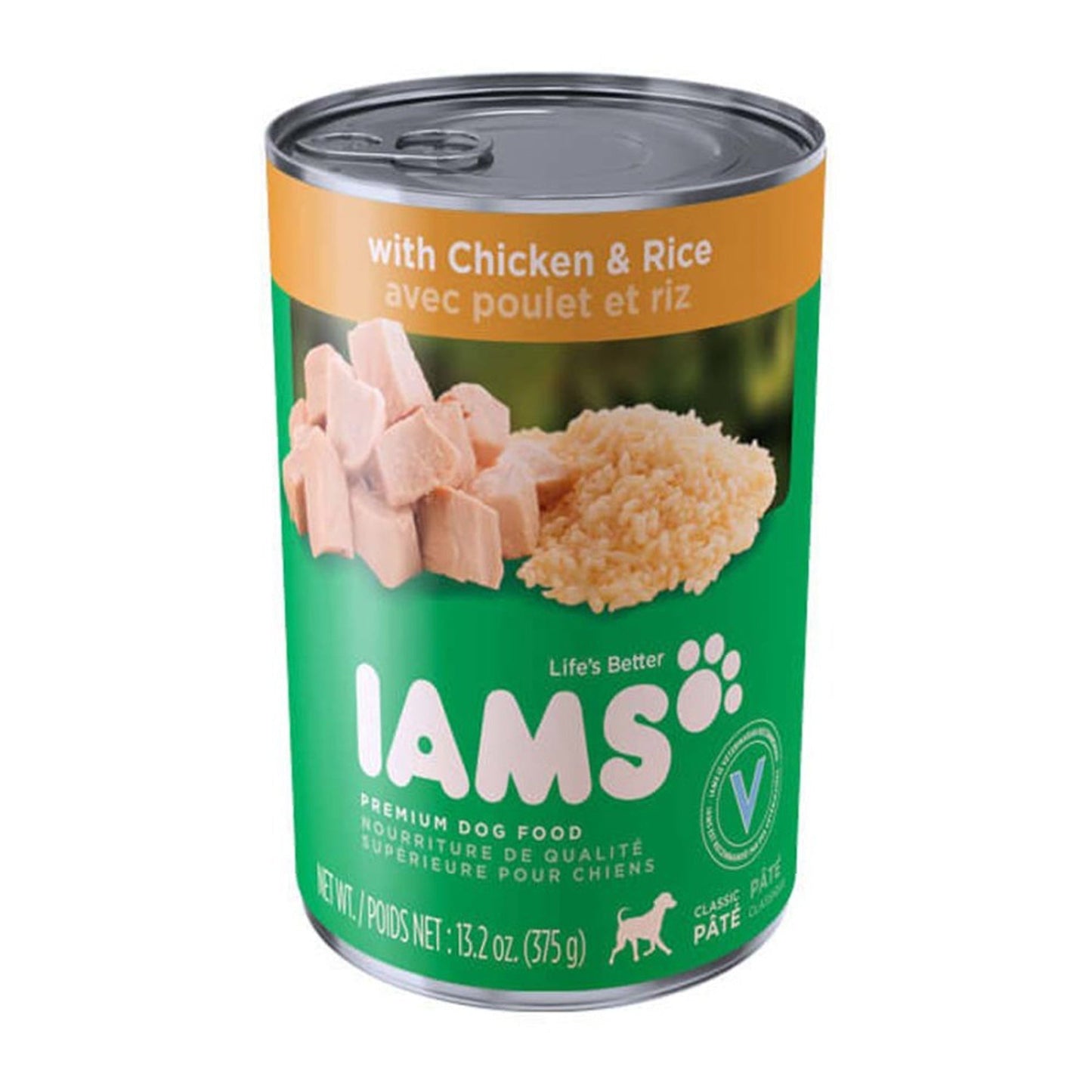 IAMS Proactive Health Pat������������ Adult Wet Dog Food Pate w/Chicken & Rice 12ea/13,2 oz