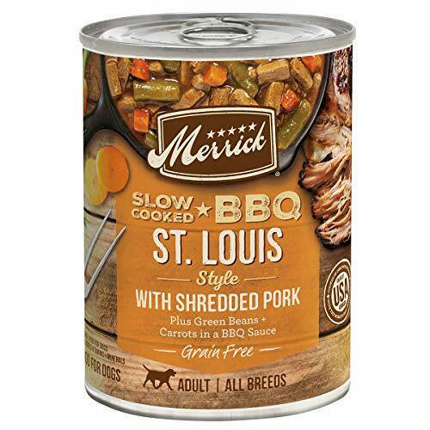 Merrick Dog Slow Cooked Grain Free Louis Pork 12,7oz, (Case Of 12)