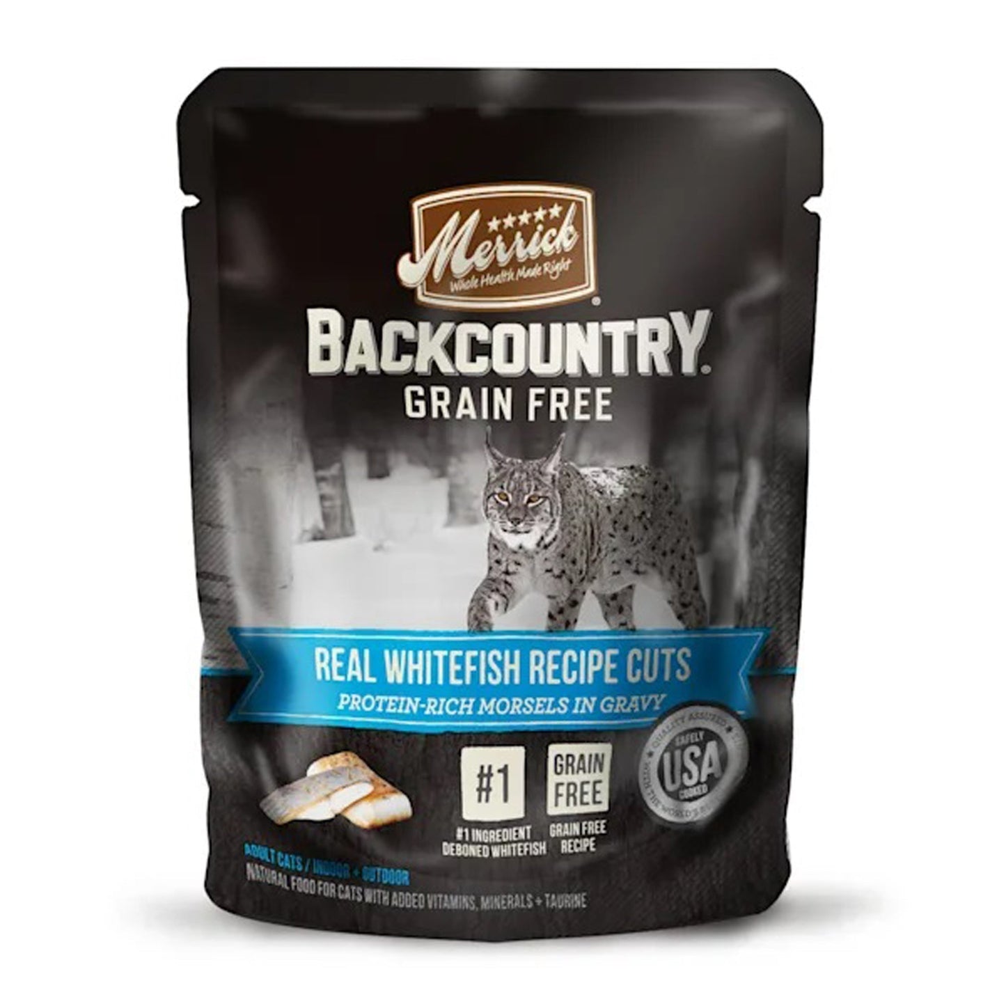 Merrick Cat Backcountry Real Whitefish 3oz, (Case Of 24)