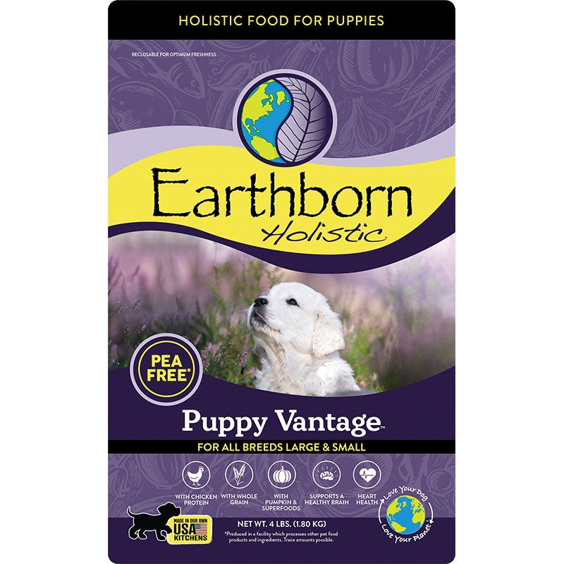 Earthborn Holistic Puppy Vantage Grain-Free Dry Dog Food Chicken 1ea/4 lb