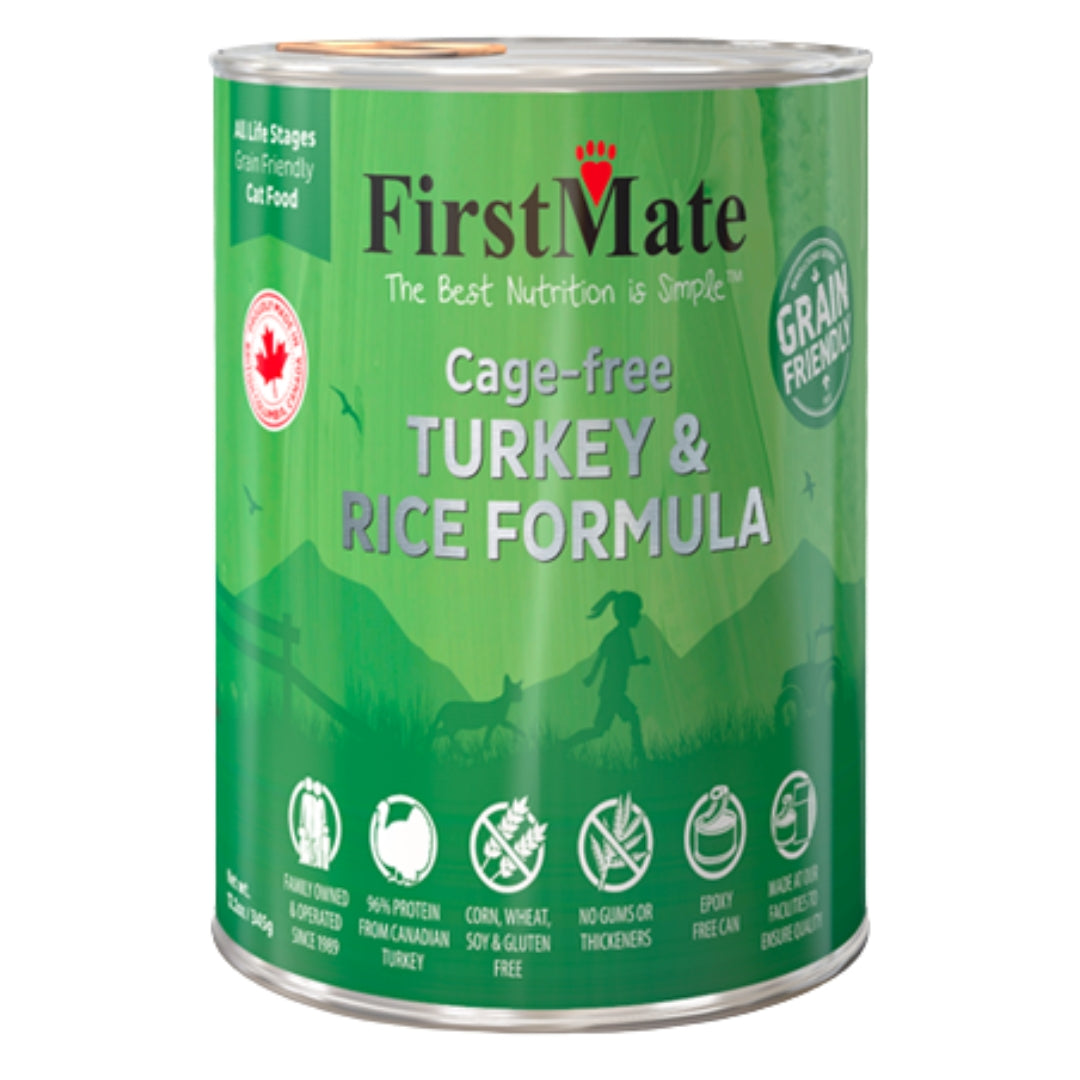 Firstmate Dog Grain Friendly Turkey & Rice Formula 12,2oz,