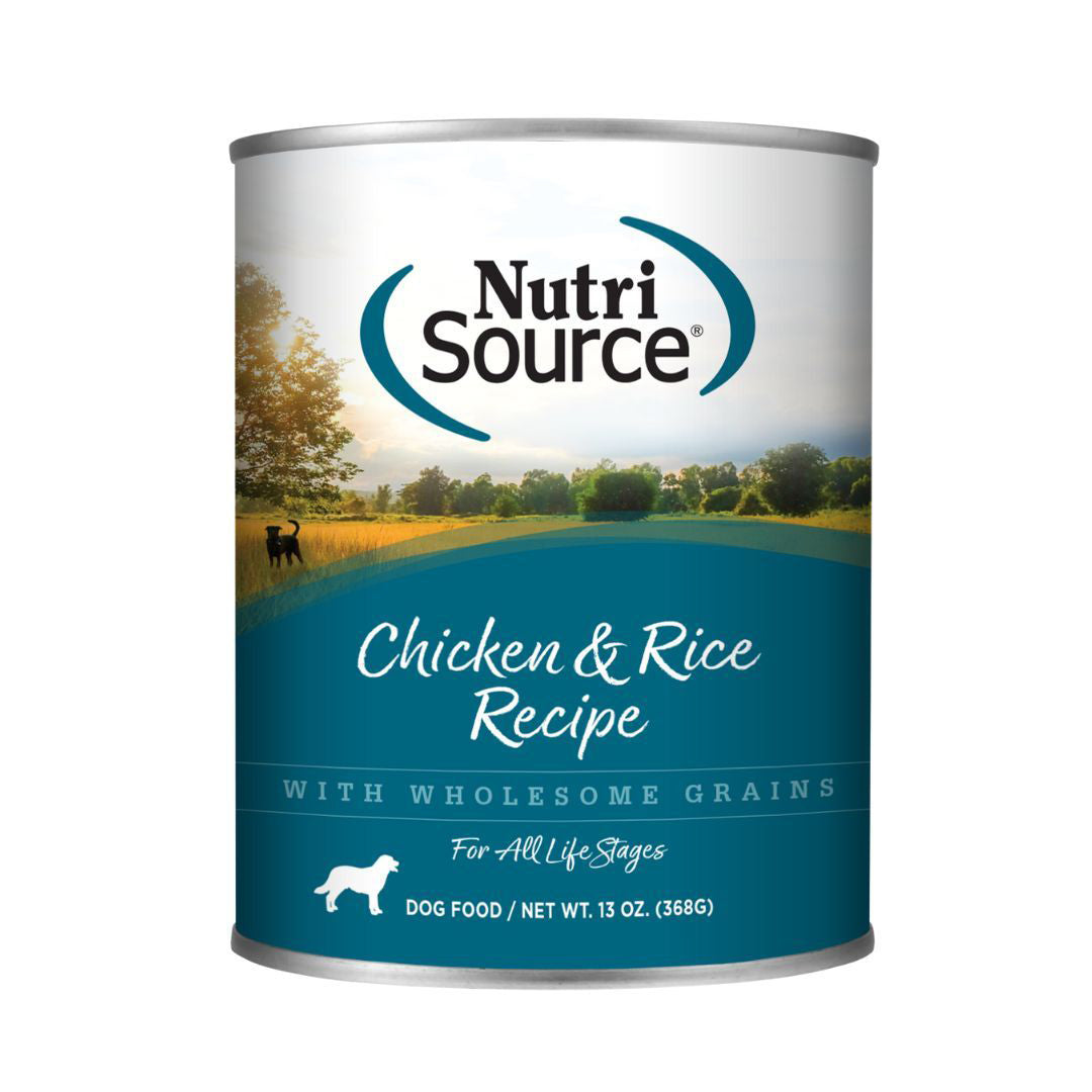 Nutrisource Dog Chicken & Rice 13oz,