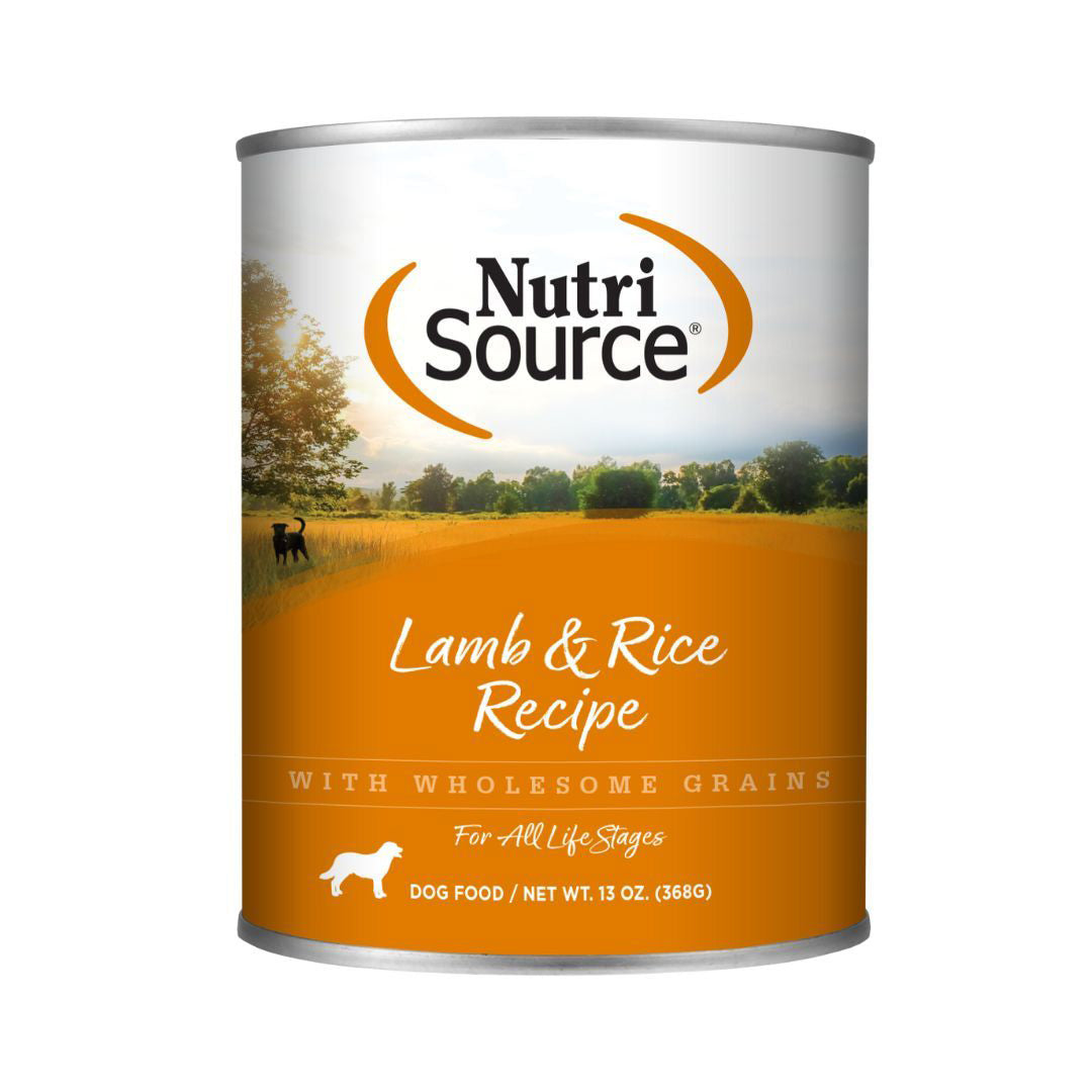 Nutrisource Dog Lamb & Rice 13oz,