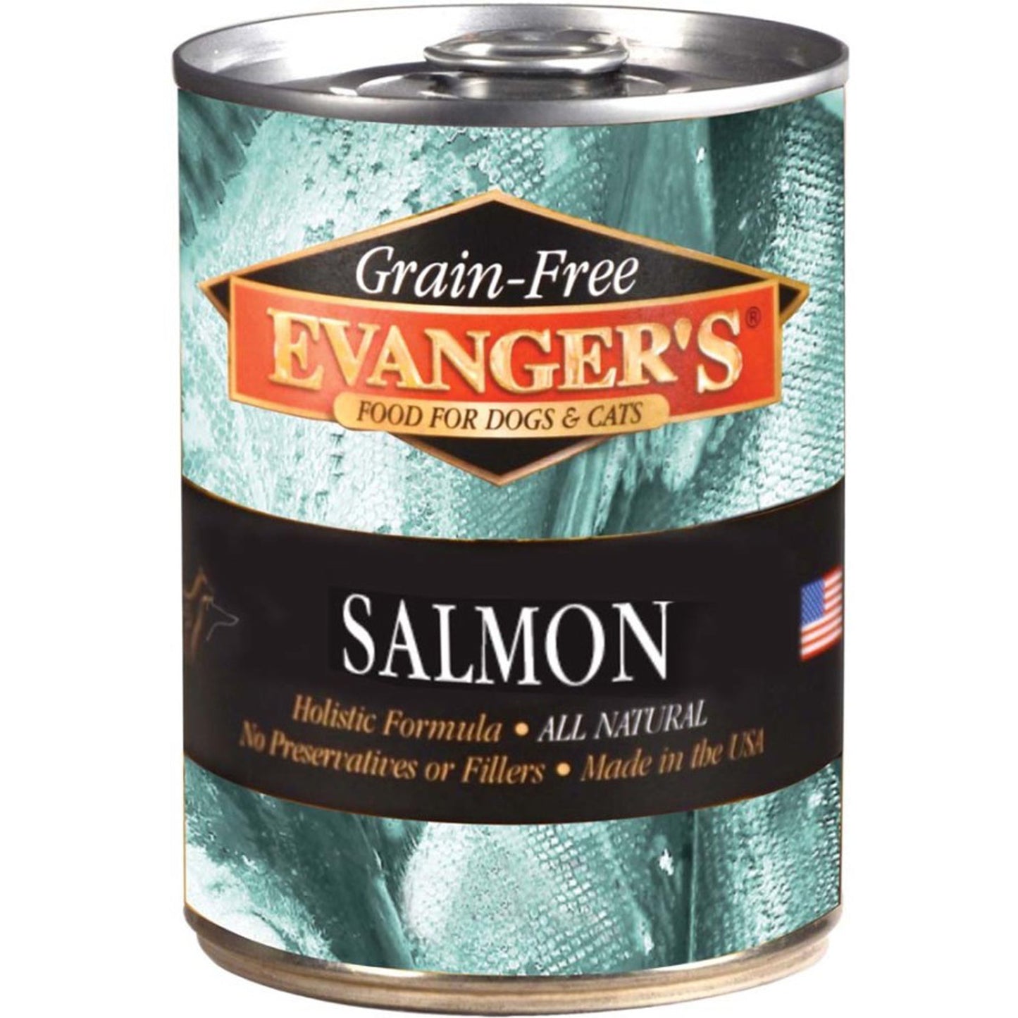 Evanger's Grain-Free Wet Dog & Cat Food Wild Salmon 12ea/12 oz, 12 pk