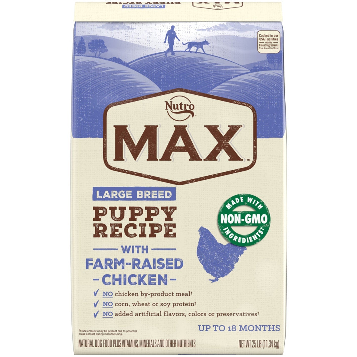 Nutro Products Max Puppy Large Breed Dry Dog Food Chicken 1ea/25 lb