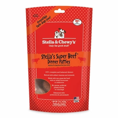 Stella And Chewys Dog Freeze-Dried Beef Dinner Patties 5,5oz,