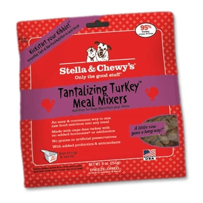 Stella And Chewys Freeze Dried Dog Food Mixers Turkey 8oz,