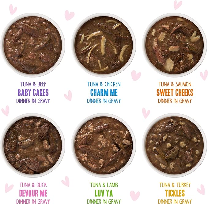 Weruva Best Feline Friend (BFF) Pouch Variety Pack Cat Food, Pouch 3oz Variety #1 (12 pouches)