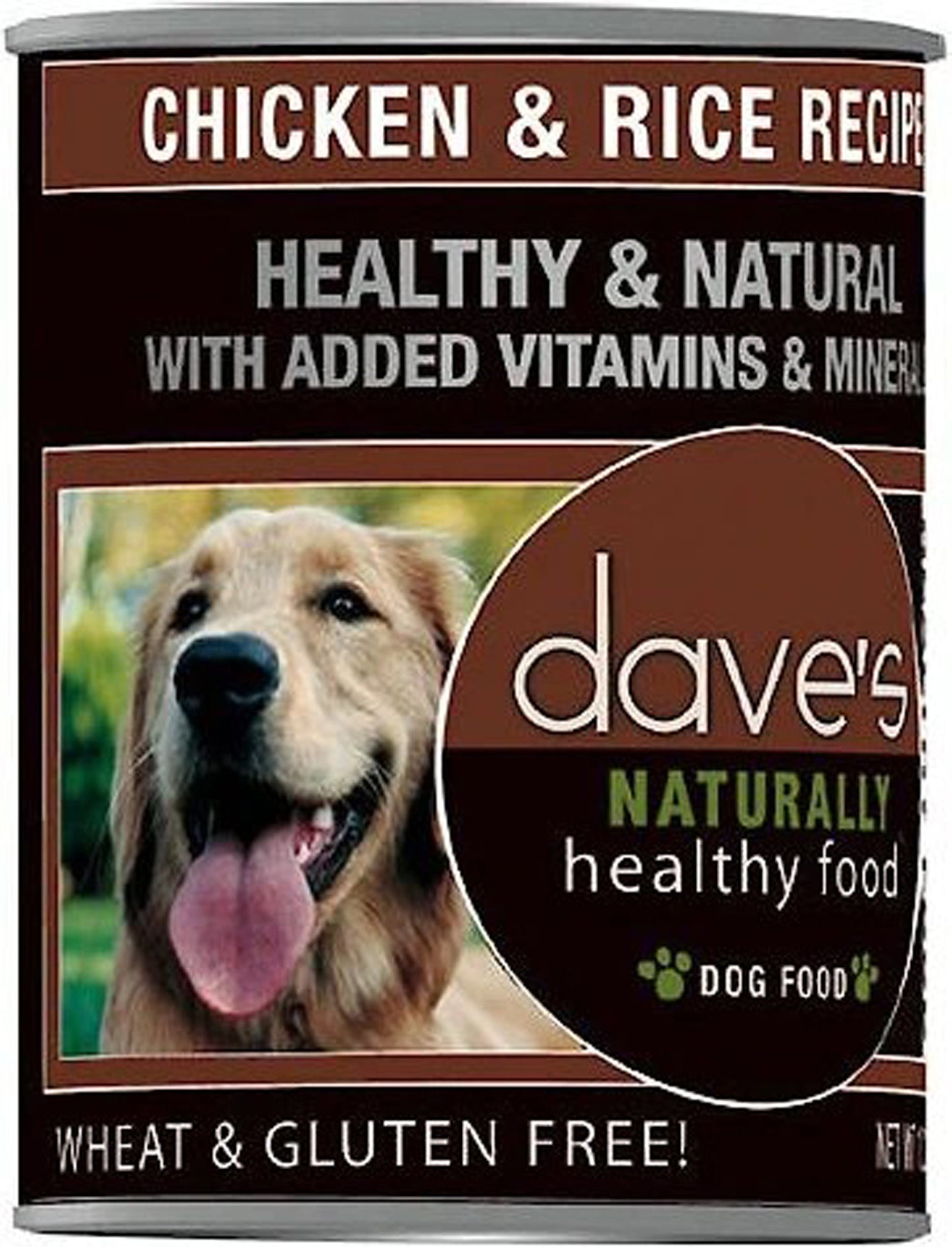 Dave's Pet Food Naturally Healthy Chicken And Rice Recipe 13,2oz, (Case Of 12)