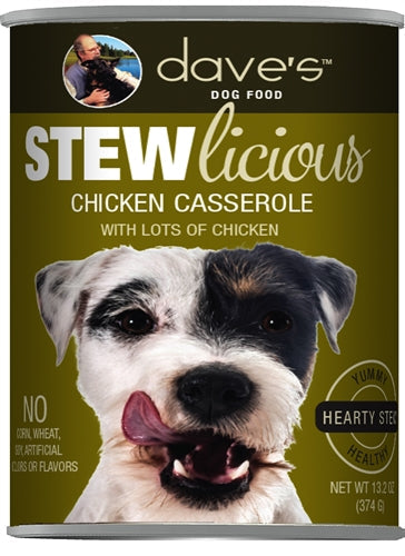 Dave's Pet Food Stewlicious Chicken Casserole 13,2oz, (Case Of 12)