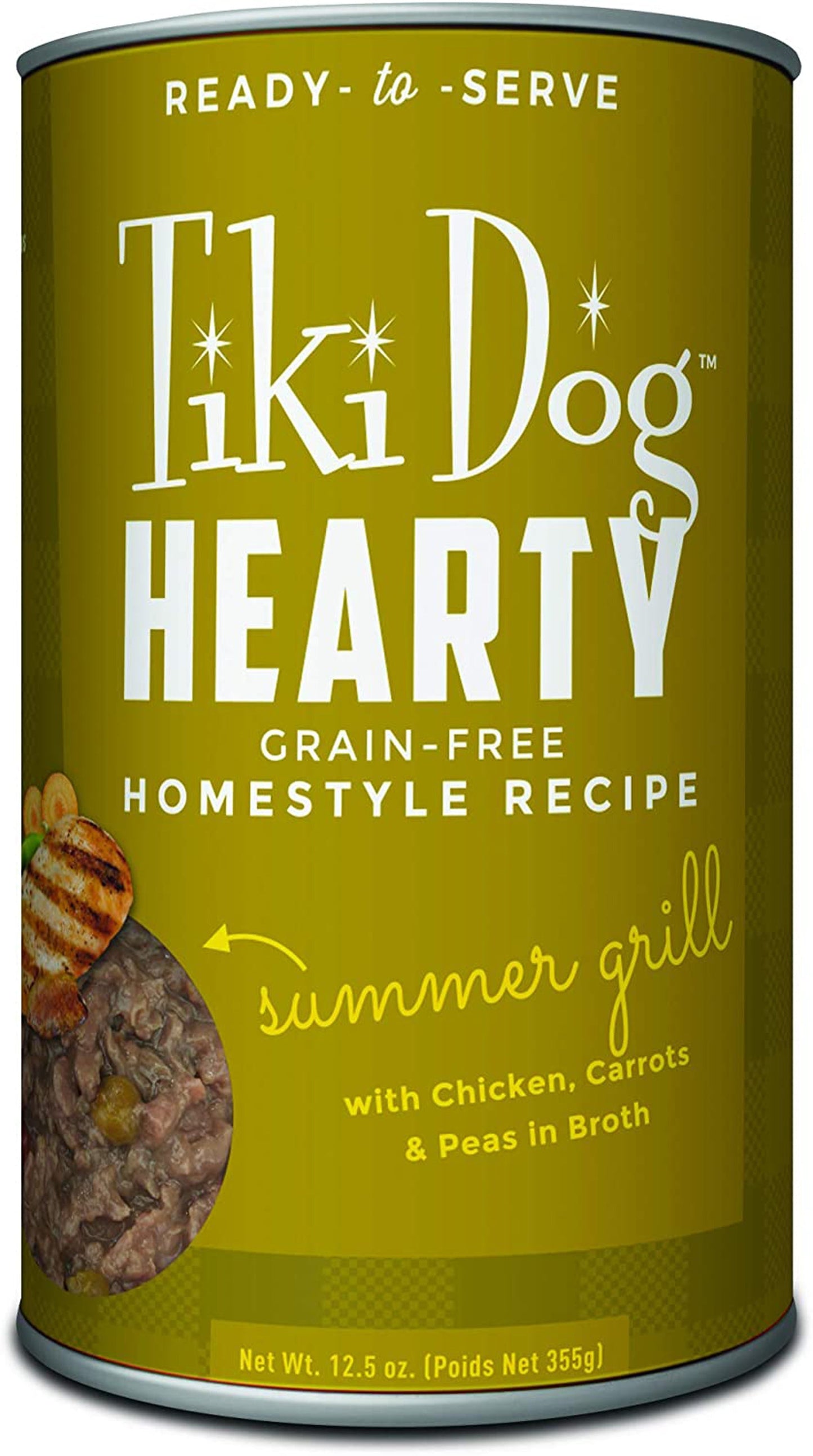 Tiki Pets Dog Hearty Summer Grill 12,5oz, (Case Of 12)