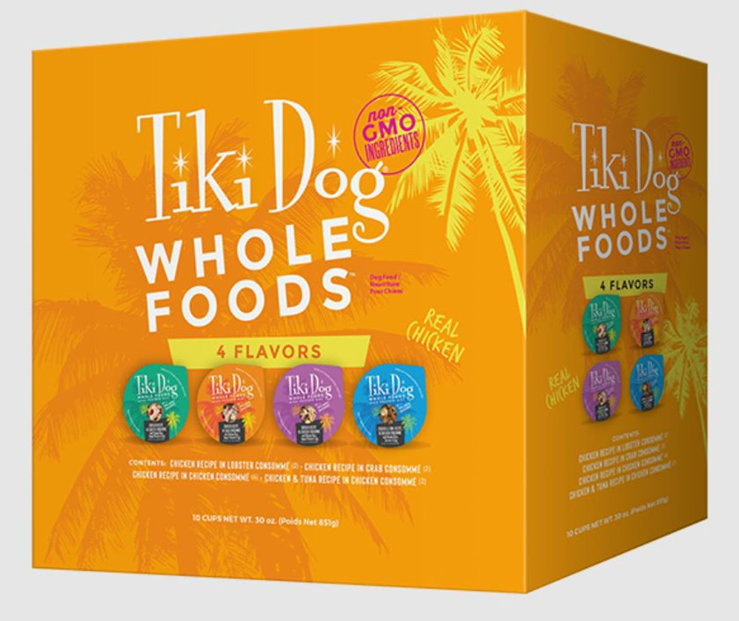 Tiki Pet Dog Wholefoods 3oz, Variety Pack