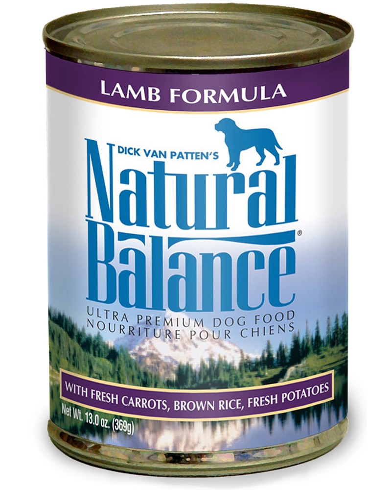 Natural Balance Pet Foods Ultra Premium Wet Dog Food Lamb 12ea/13 oz