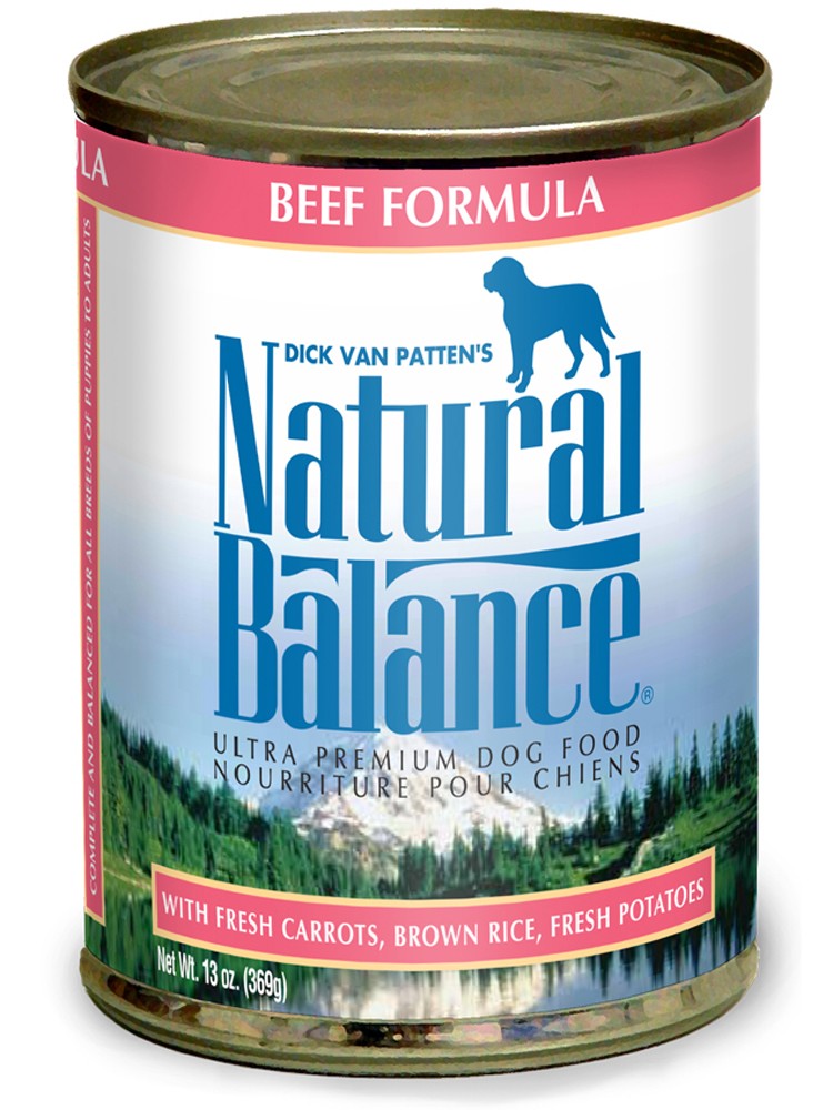 Natural Balance Pet Foods Ultra Premium Wet Dog Food Beef 12ea/13 oz