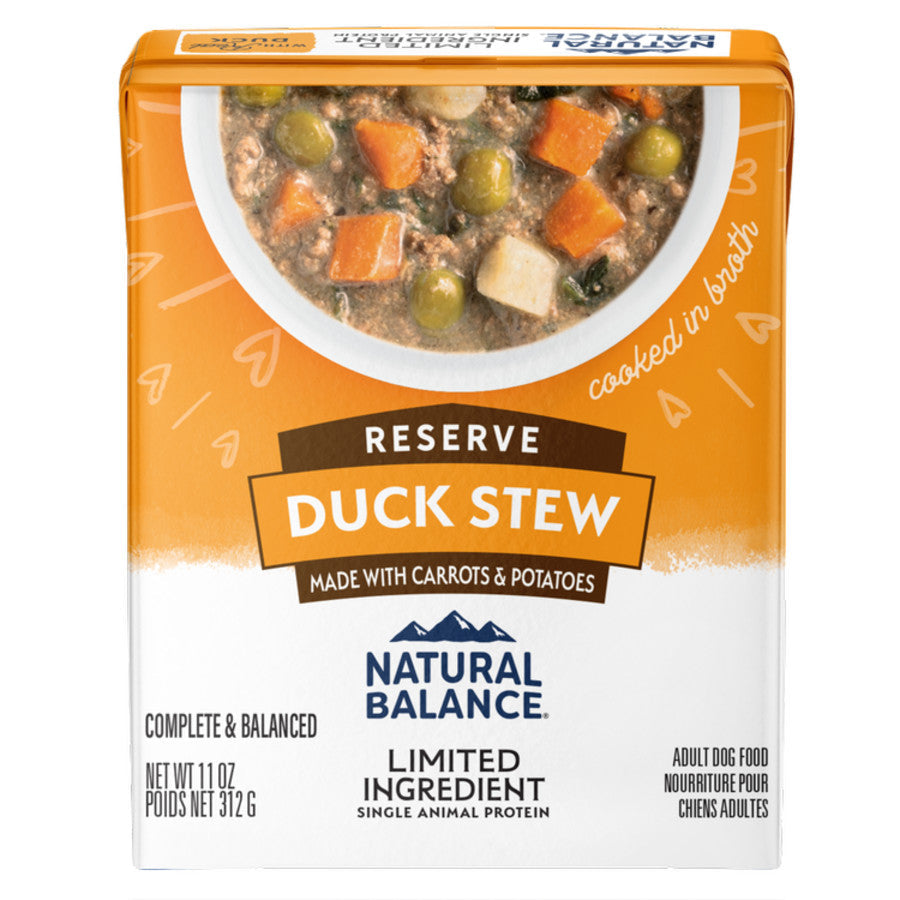 Natural Balance Pet Foods L,I,D, Stew Wet Dog Food Duck Stew 12ea/11 oz