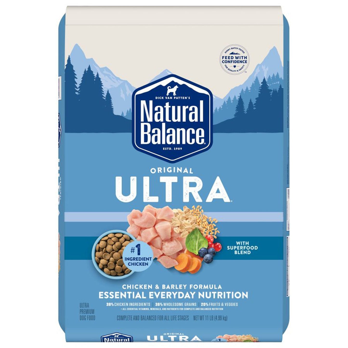 Natural Balance Pet Foods Ultra Dry Dog Food Chicken 1ea/11 lb