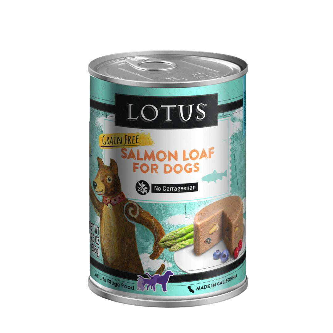 Lotus Dog Grain Free Loaf Salmon 12,5oz,