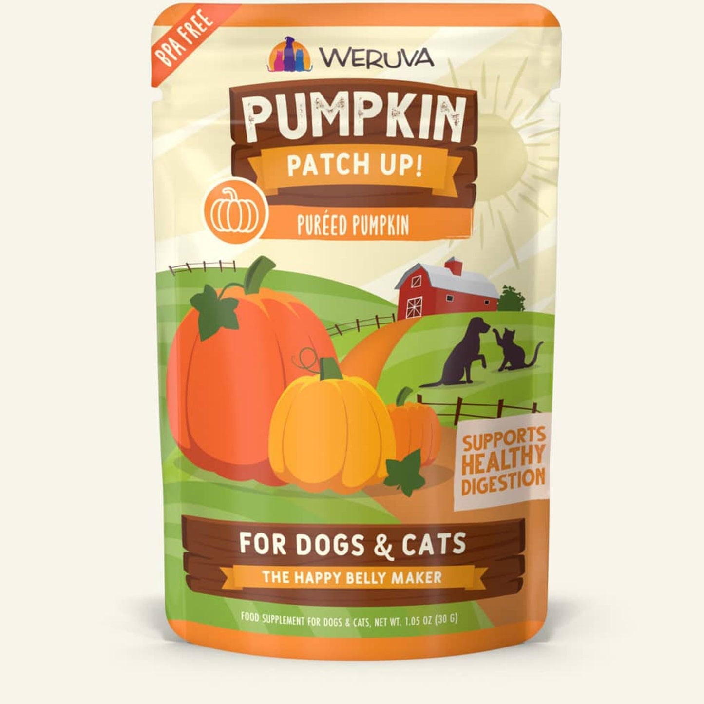 Weruva Dog And Cat Pumpkin 1,05 oz, Variety Pack Pouch (Case Of 12)