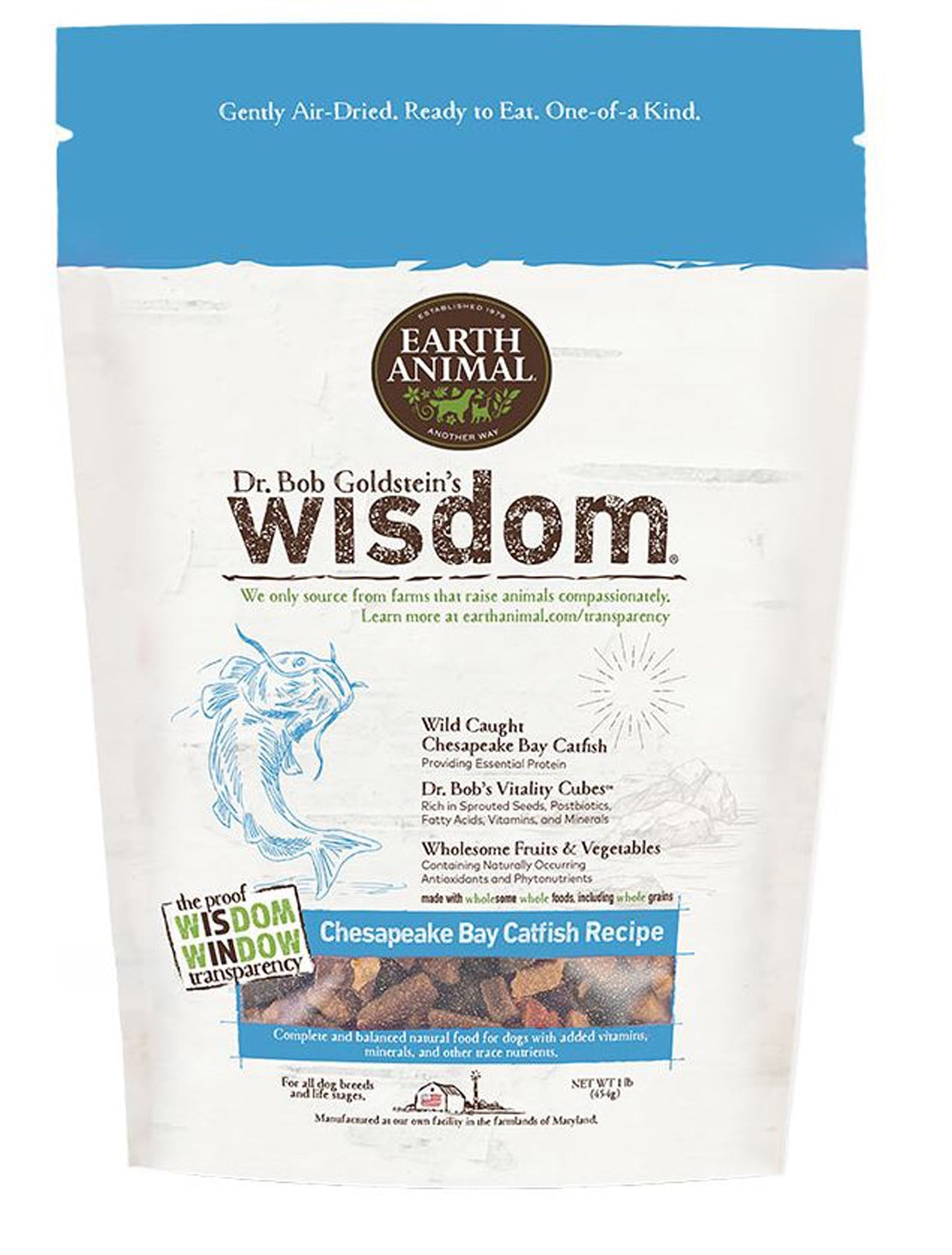 **Earth Animal Wisdom Chesapeake Bay Catfish 1Lbs,