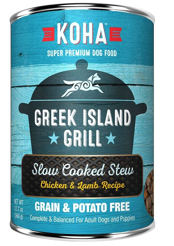 Koha Dog Grain Free Greek Island Stew 12,7oz,(Case Of 12)