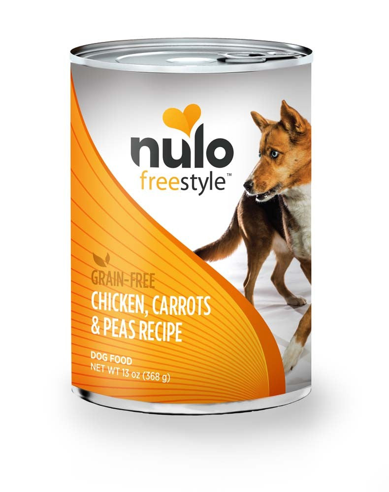 Nulo Freestyle Grain Free Wet Dog Food Chicken, Peas, & Carrots 12ea/13 oz