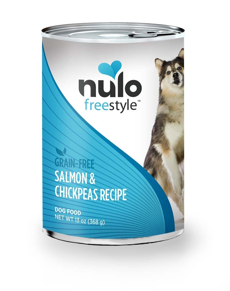 Nulo Freestyle Grain Free Wet Dog Food Salmon & Chickpeas 12ea/13 oz