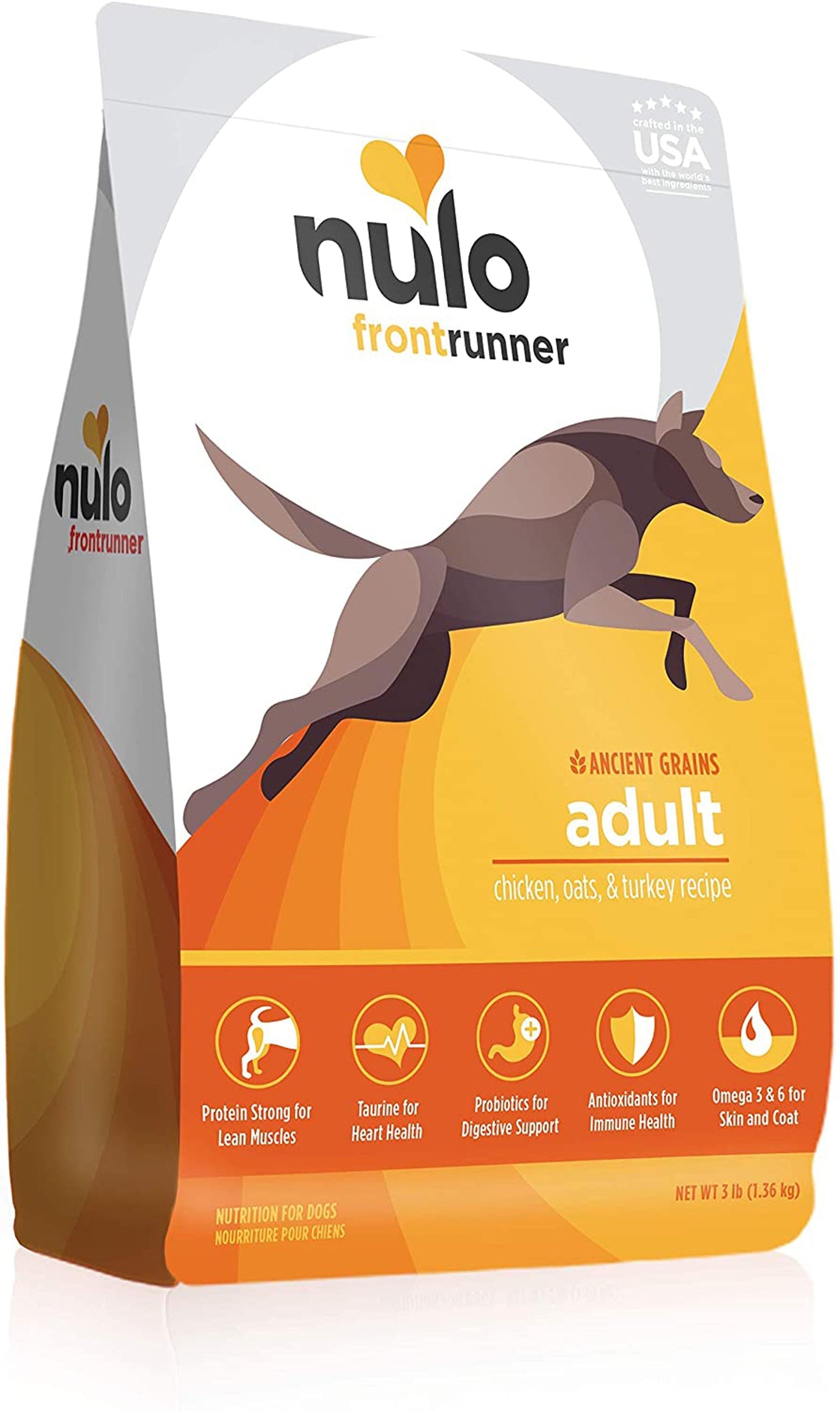 Nulo Frontrunner Dry Dog Food Chicken, Oats & Turkey 1ea/11 lb