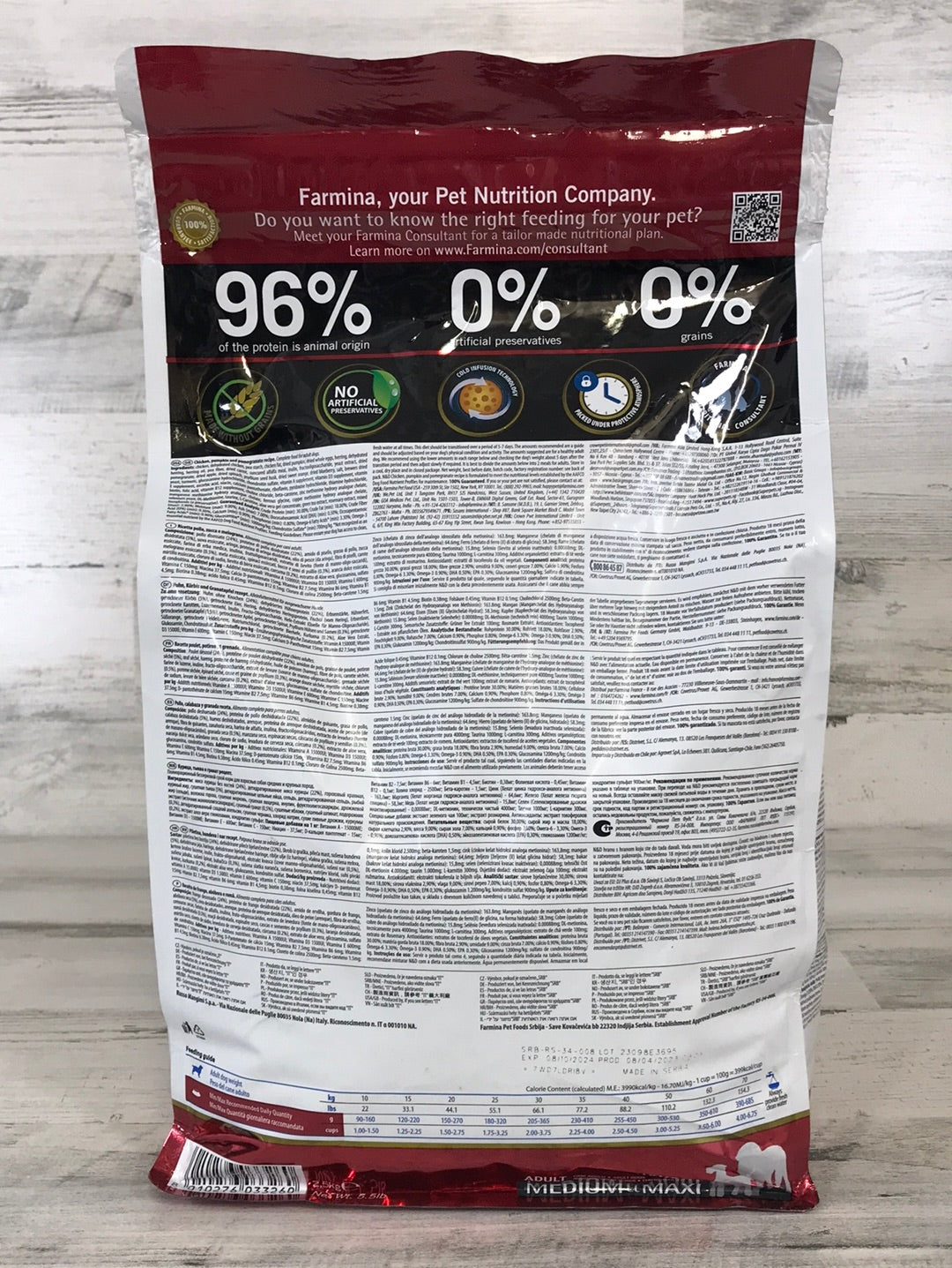 Farmina N&D Grain Free Chicken, Pumpkin & Pomegranate Dry Dog Food