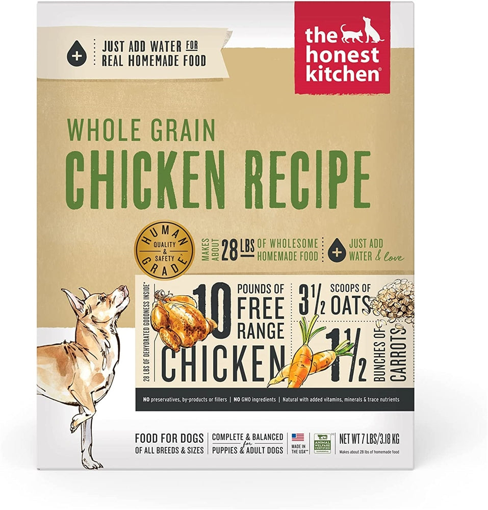 Honest Kitchen Dog Whole Grain Chicken 7Lbs, Box,