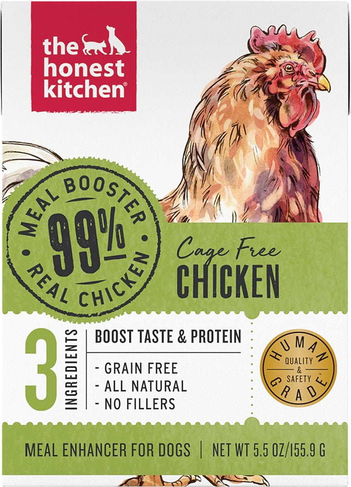 The Honest Kitchen Dog 99% Turkey Meal Booster Wet Dog Food 5,5oz, Carton
