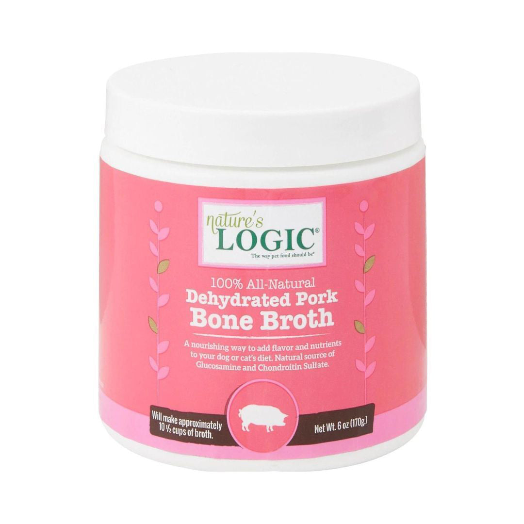 Natures Logic Dog Dehydrated Pork Bone Broth 6oz,