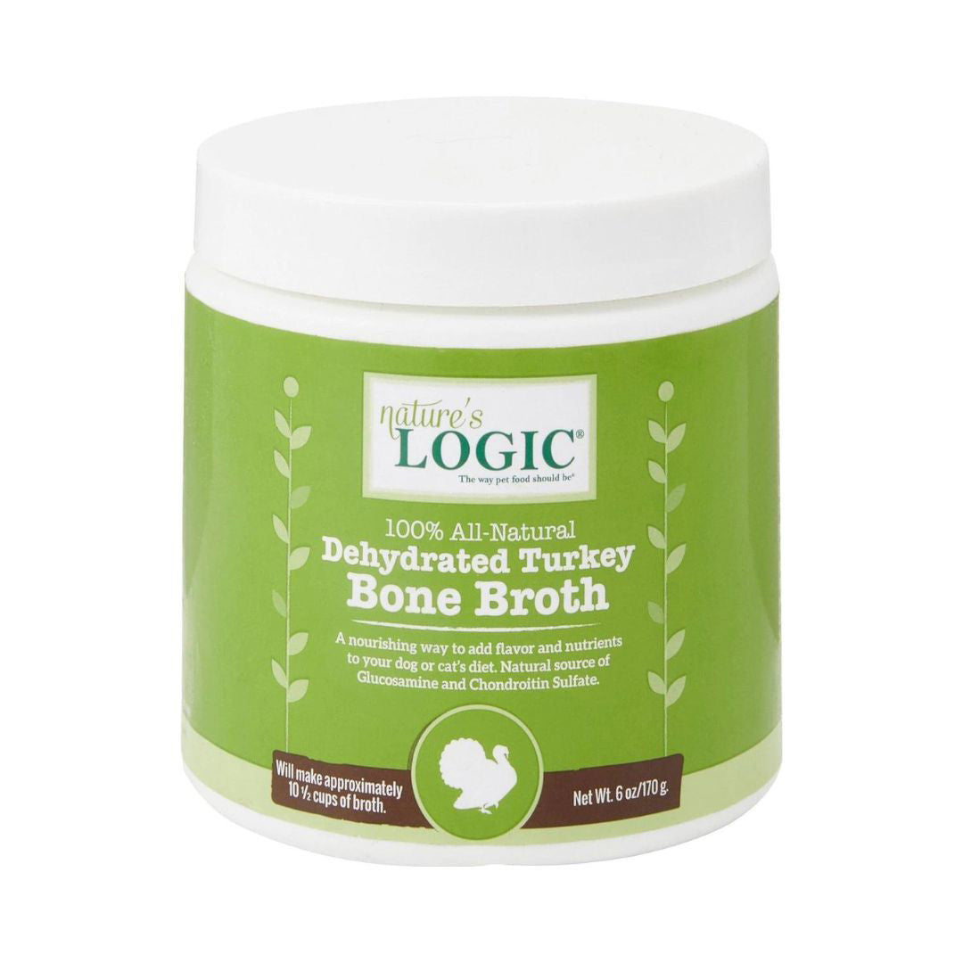 Natures Logic Dog Dehydrated Turkey Bone Broth 6oz,