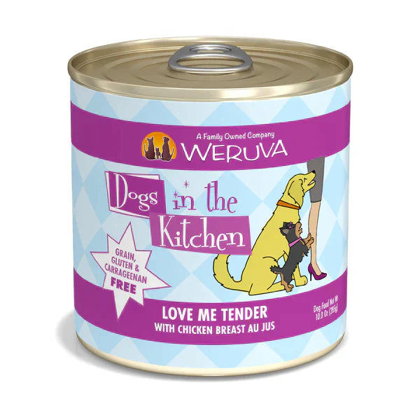 Dogs In The Kitchen Love Me Tender With Chicken Breast Au Jus 10oz, (Case Of 12)