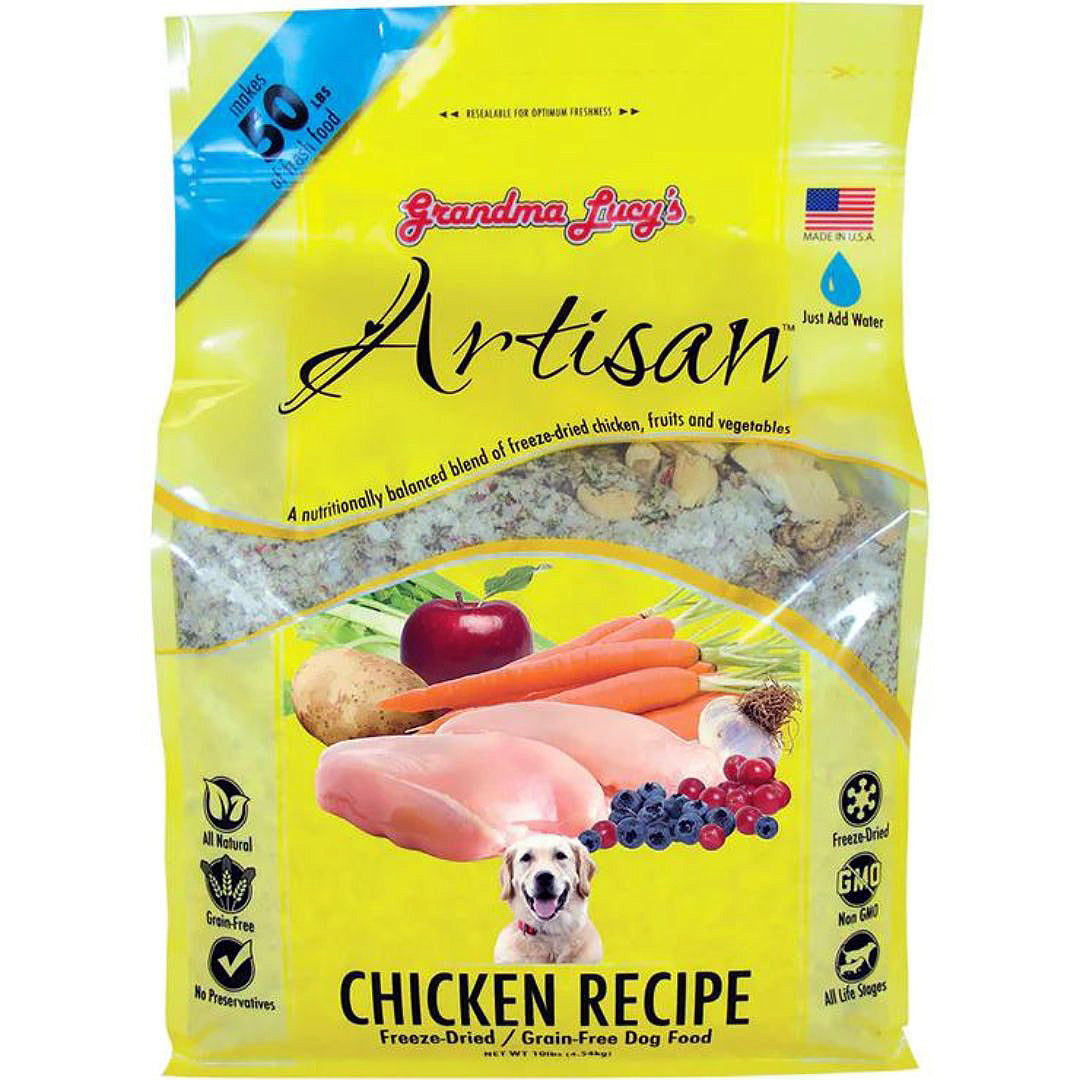 Grandma Lucys Dog Artisian Grain Free Chicken 10 Lbs,