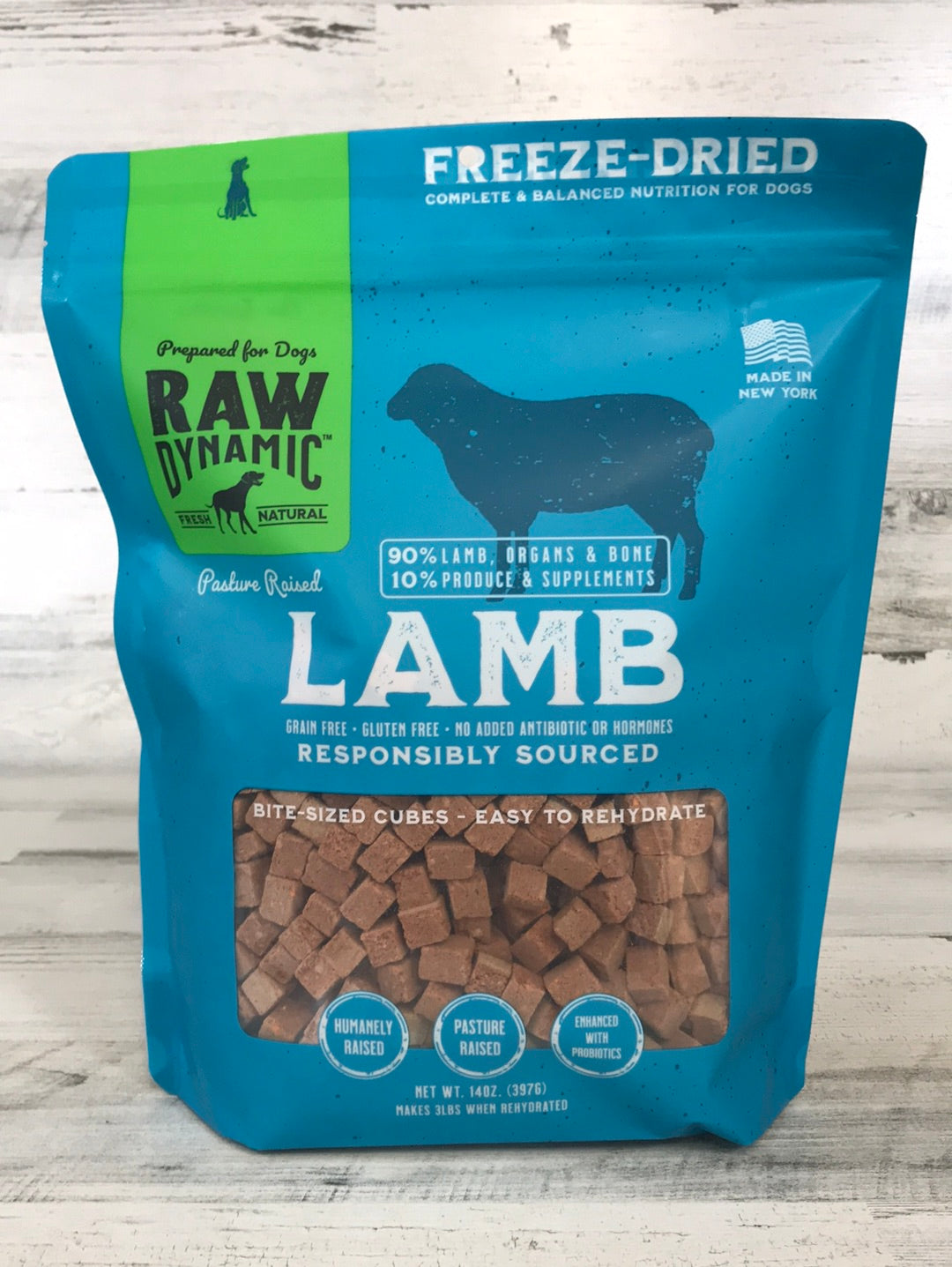 Raw Dynamic Freeze Dried Lamb 14oz