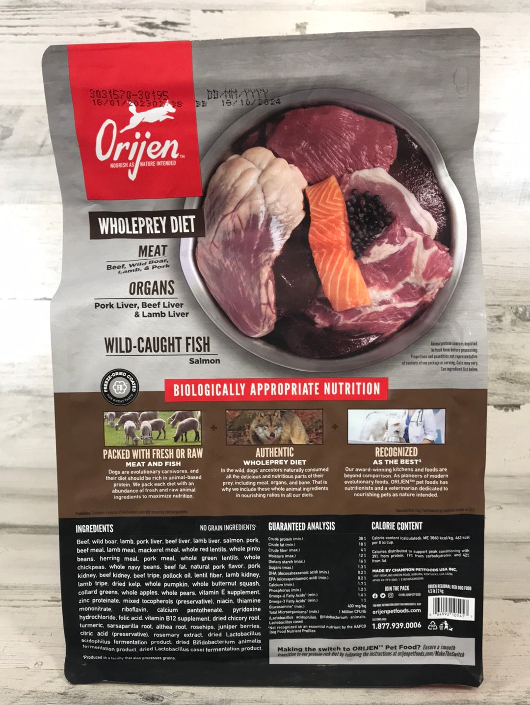 Orijen Regional Red Grain Free Dry Dog Food