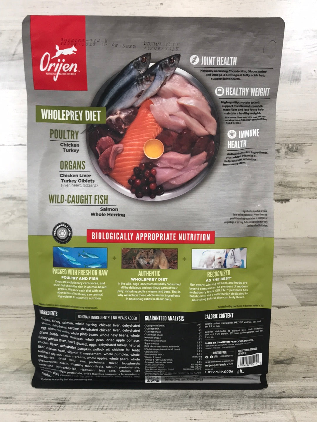 Orijen Senior Grain Free Dry Dog Food