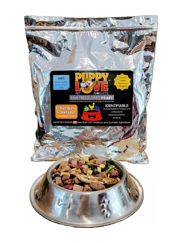 Puppy Love Freeze Dried Feast Chicken Cuisine