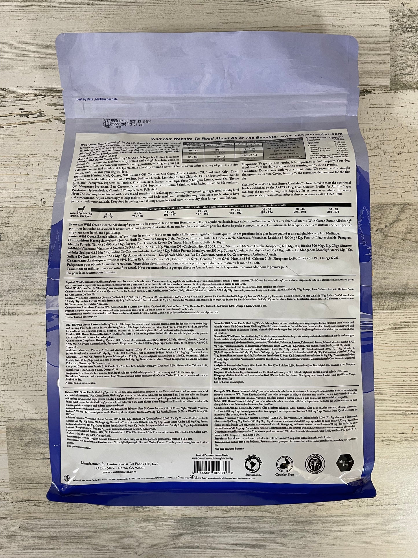 Canine Caviar Wild Ocean Holistic Grain Free Dry Dog Food