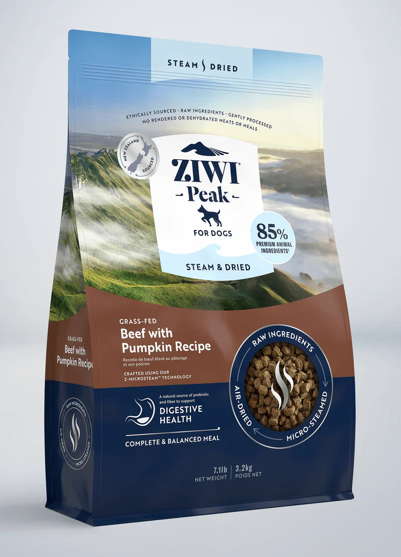 Ziwi Peak Steam-Dried Beef w/Pumpkin