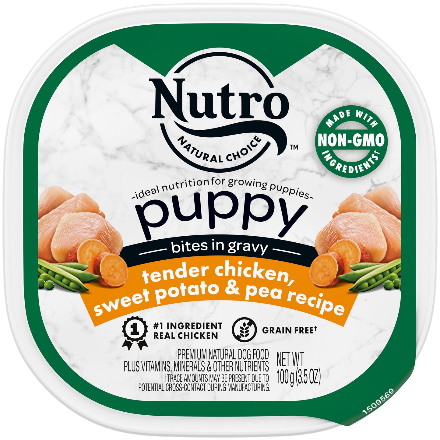 Nutro Products Tender Chicken Oatmeal and Brown Rice Stew Small Breed Puppy Food 24Ea/3,5 Oz 24 Pk