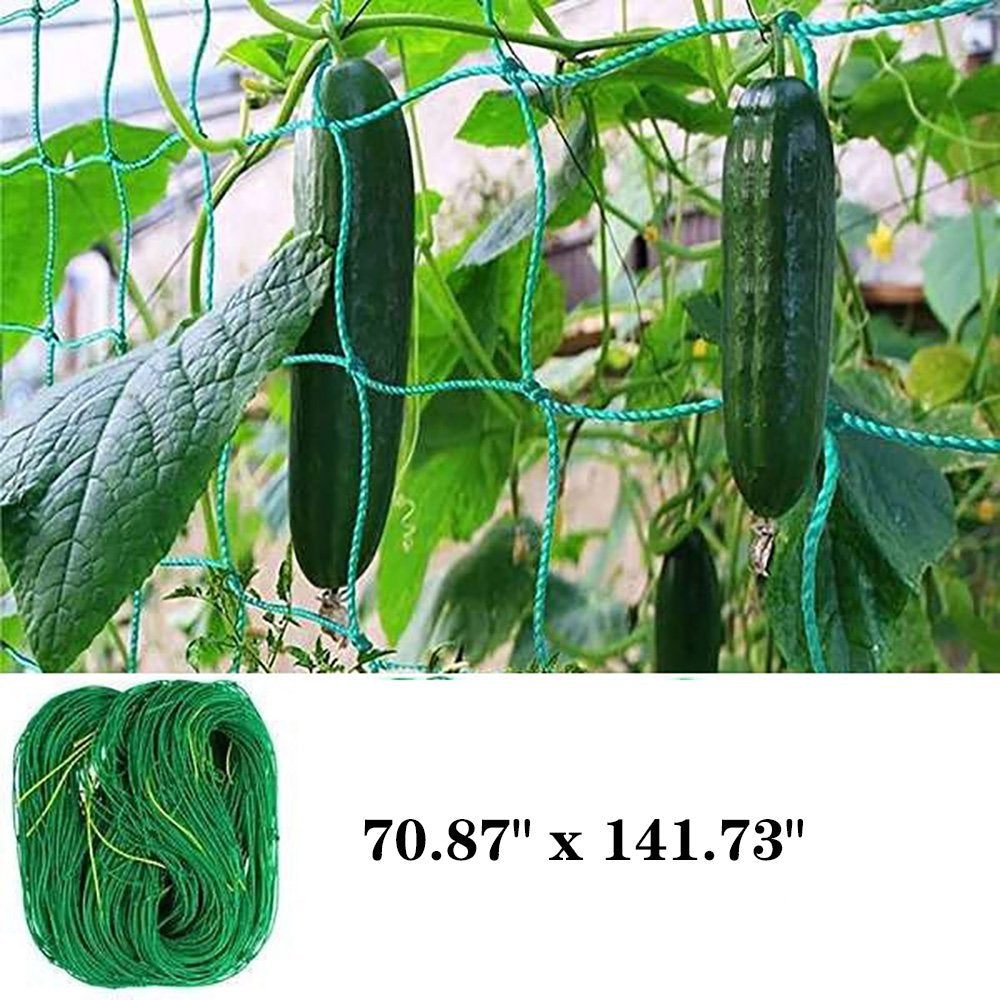 1.8M*3.6M Garden Fence Nylon Net Plant Lattice Garden Tools Plant Growth Climbing Frame Fence Lattice Gardening Net Vegetable