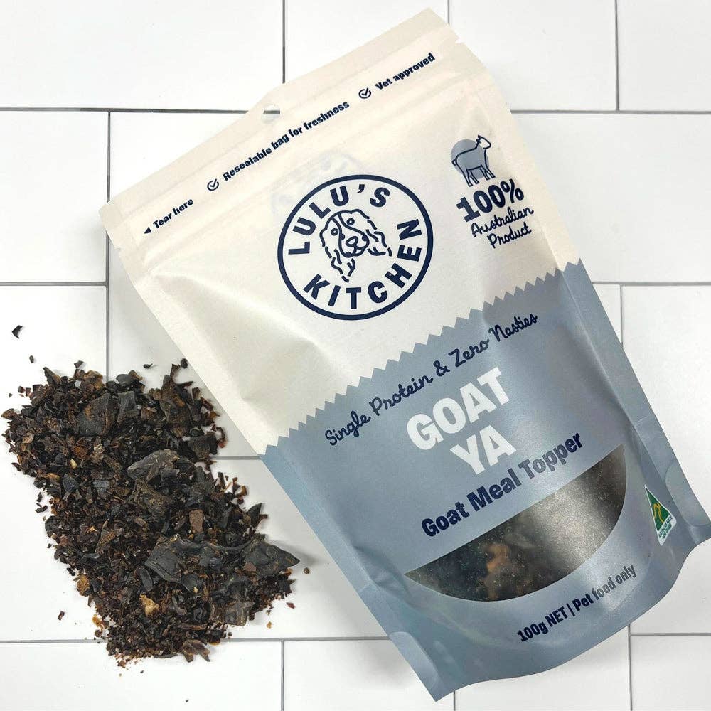 DOG TREATS | Rover Pet Products: Meal Topper and Enhancer - Goat Ya - Goat (100g)