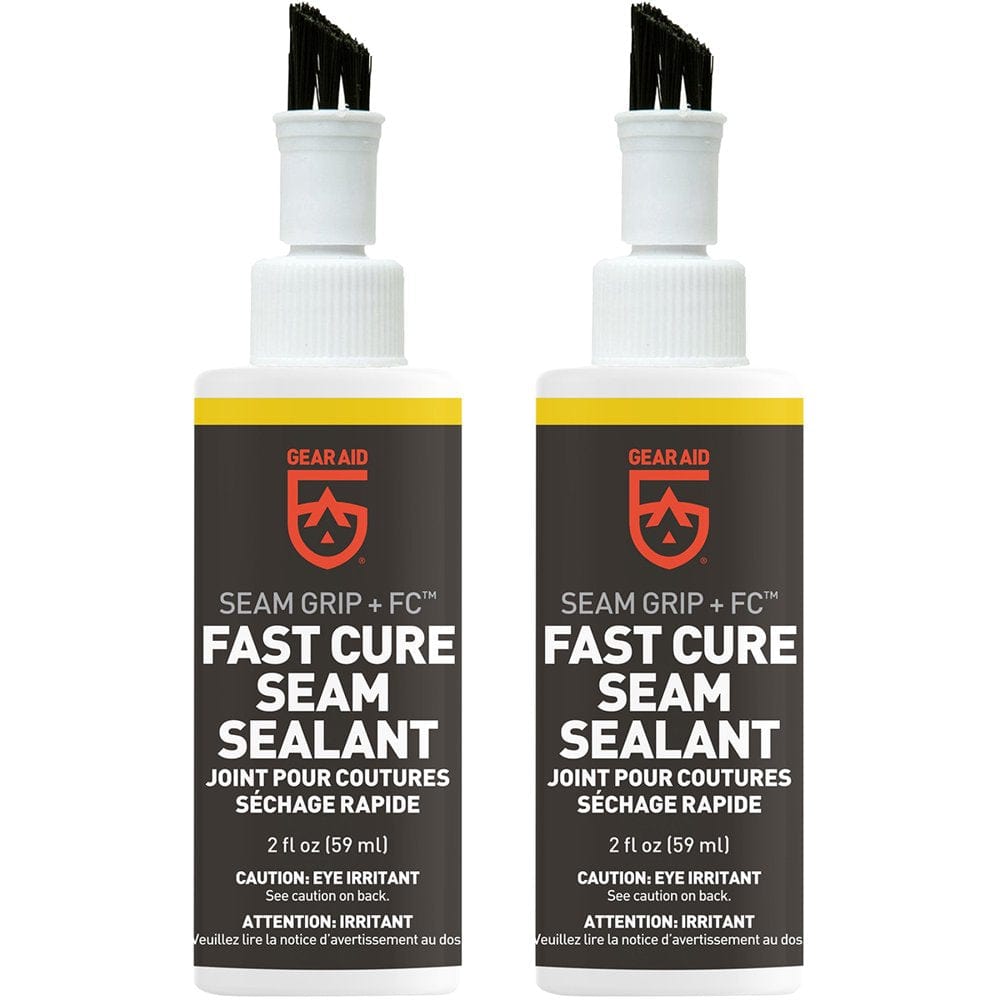 Gear Aid Seam Grip 2 Oz. FC Fast Cure Waterproof Tent Seam Sealant - 2-Pack