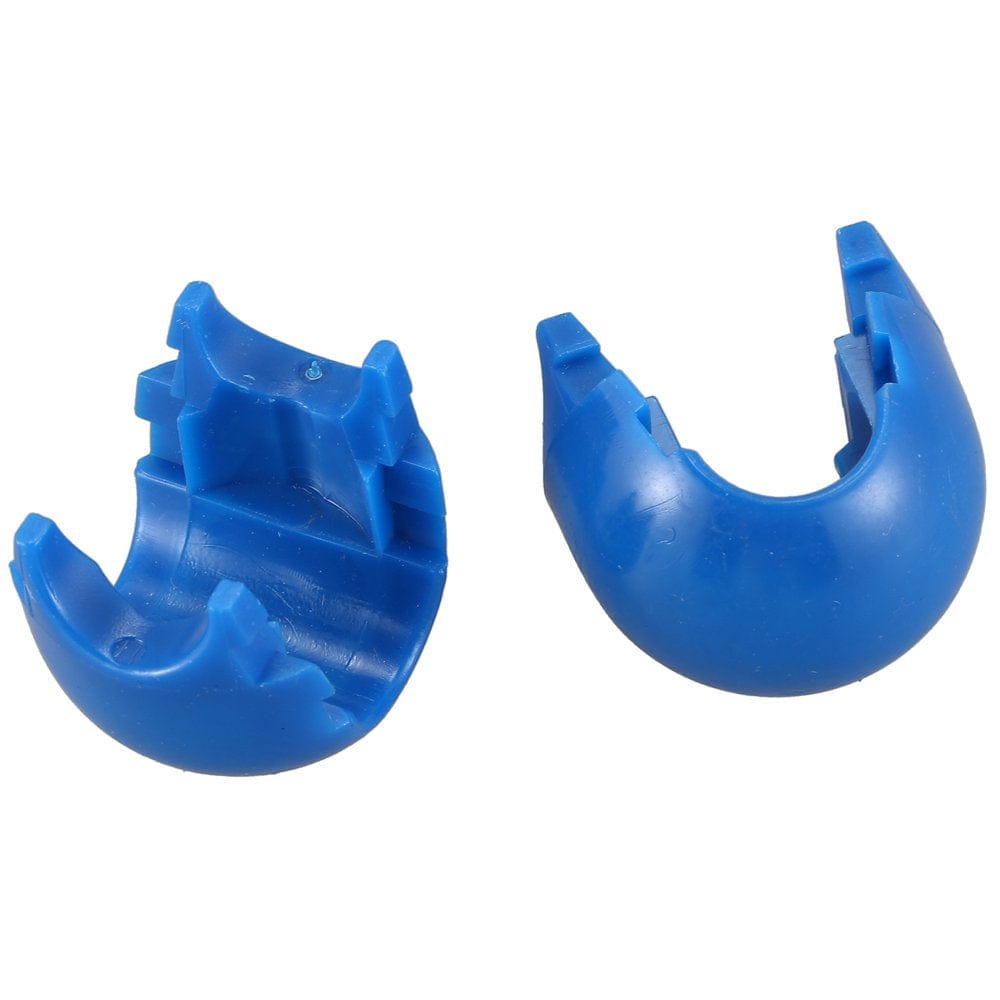 Ieegkit 10Pcs Climbing Rope Net Plastic Connector Net Buckle Climbing Accessories for Outdoor Amusement Swing Climbing Rope Parts Blue