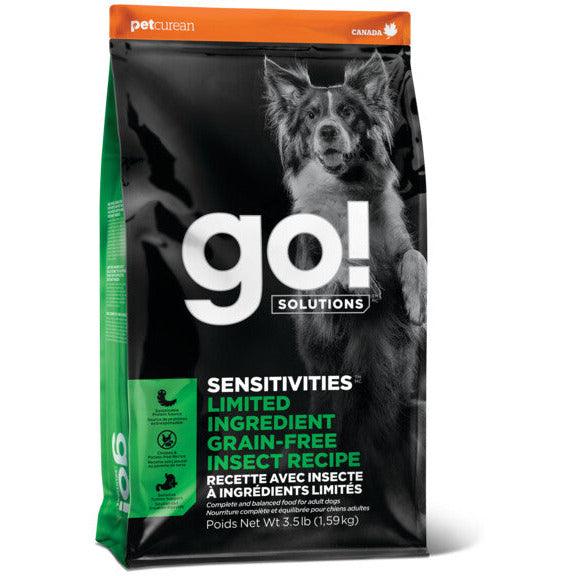 GO! SENSITIVITIES Limited Ingredient Grain Free Insect recipe for dogs