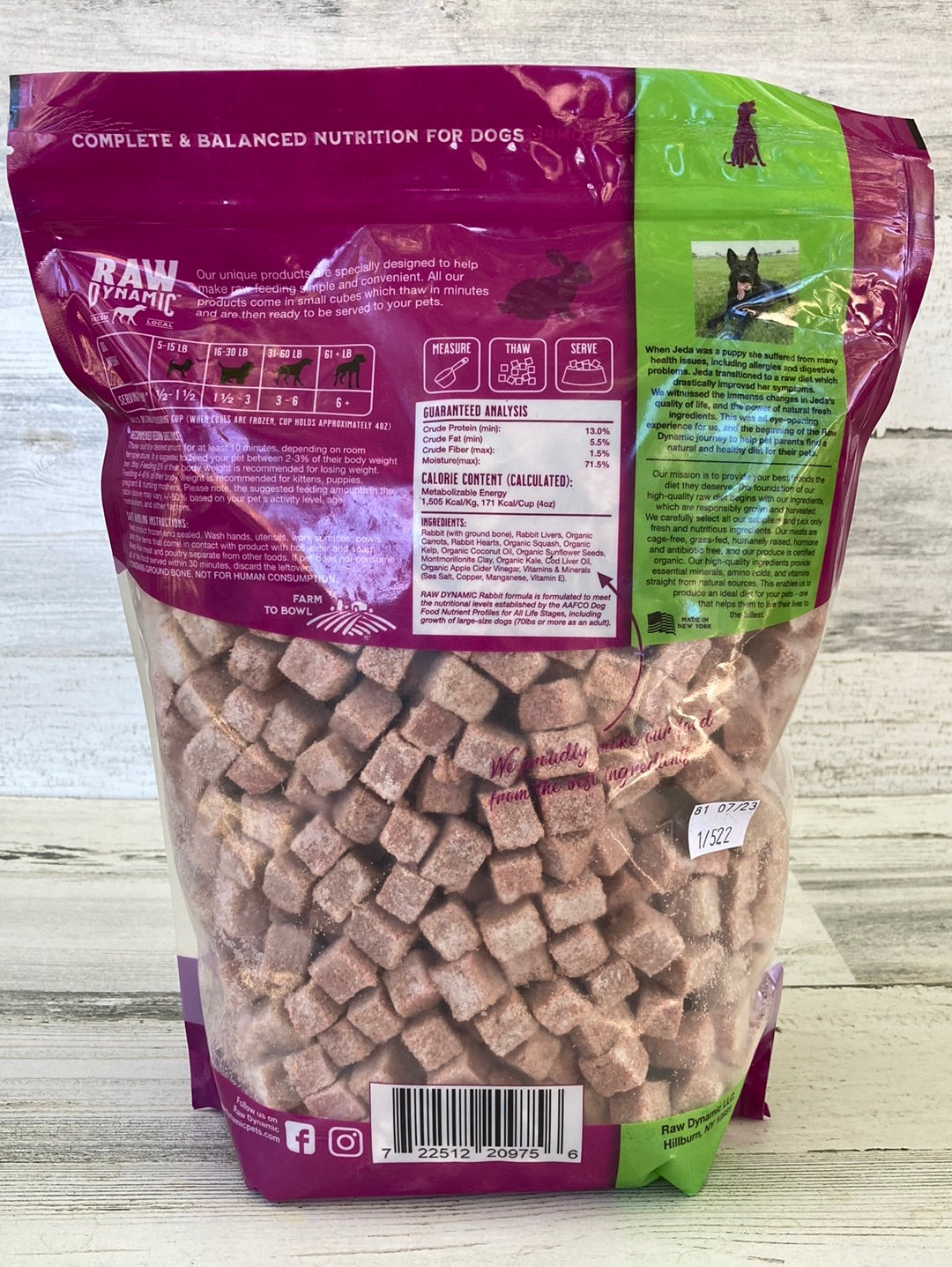 Raw Dynamic Frozen Rabbit