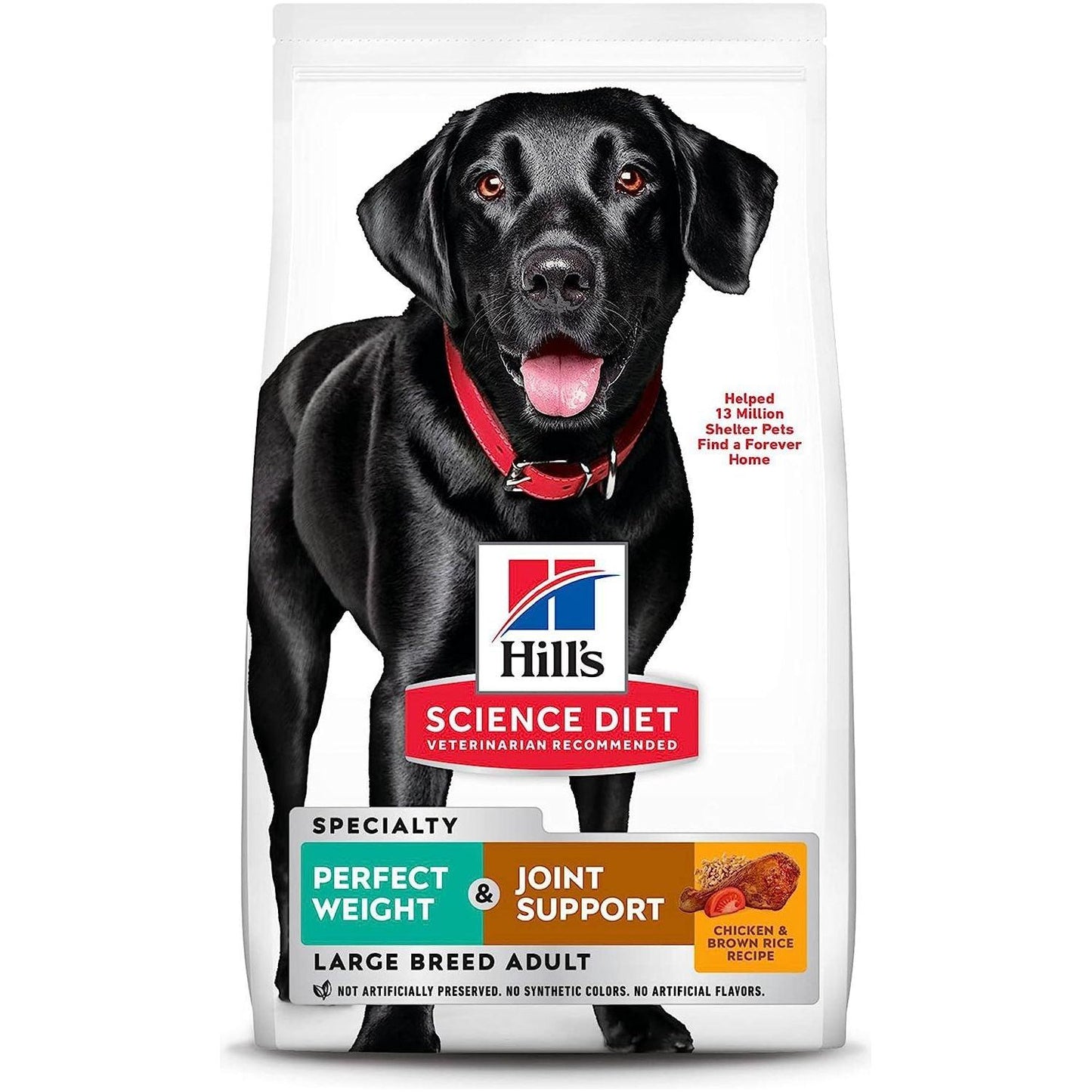 Hill's Science Diet Adult Perfect Weight & Joint Support Large Breed Dry Dog Food Chicken Recipe