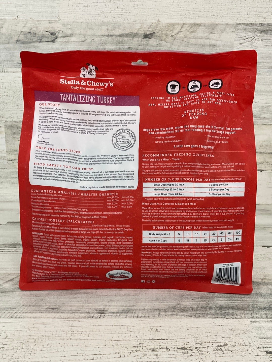 Stella & Chewy Turkey Freeze Dried Meal Mixers