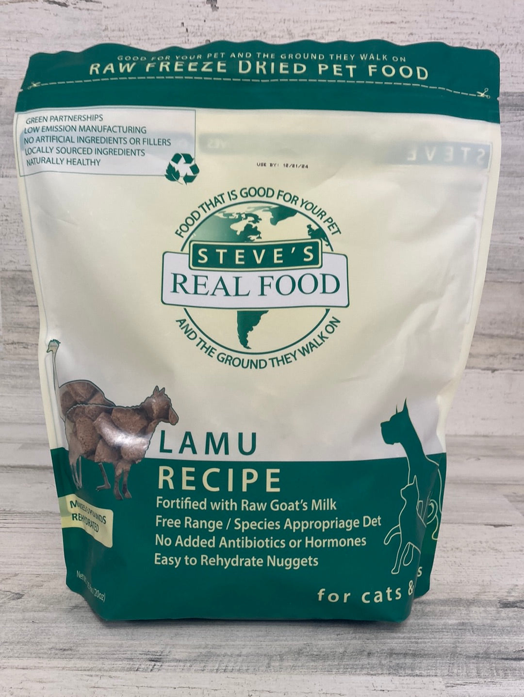 Steve's Freeze Dried Lamu Nuggets 20oz